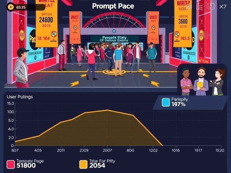 Prompt Pace gameplay screenshot showing action sequences